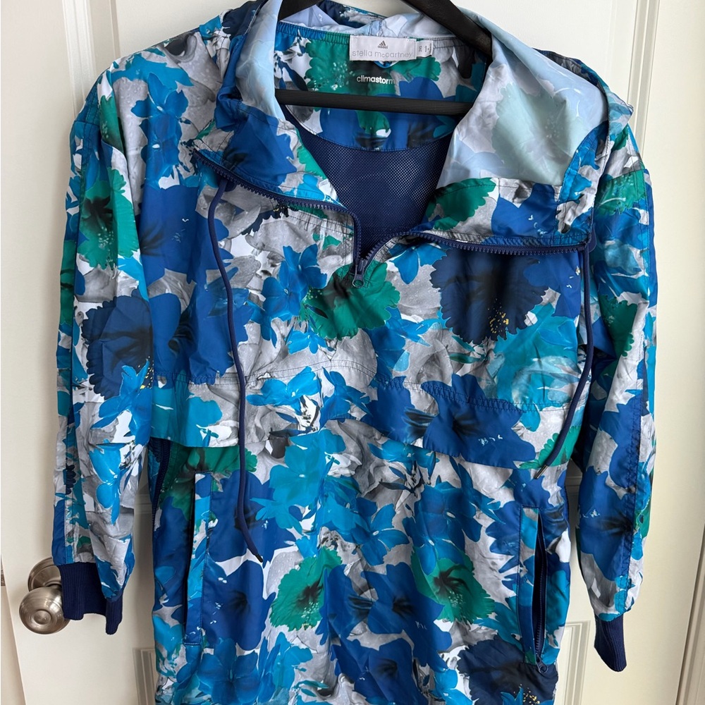 Adidas by Stella McCartney Blue Floral Jacket